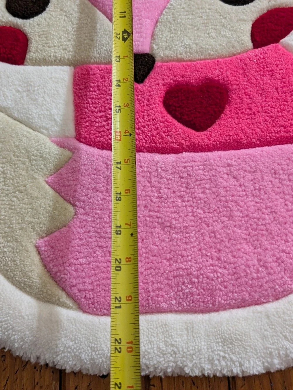 Handmade Pink Fox Accent Rug - Plush Home Accent